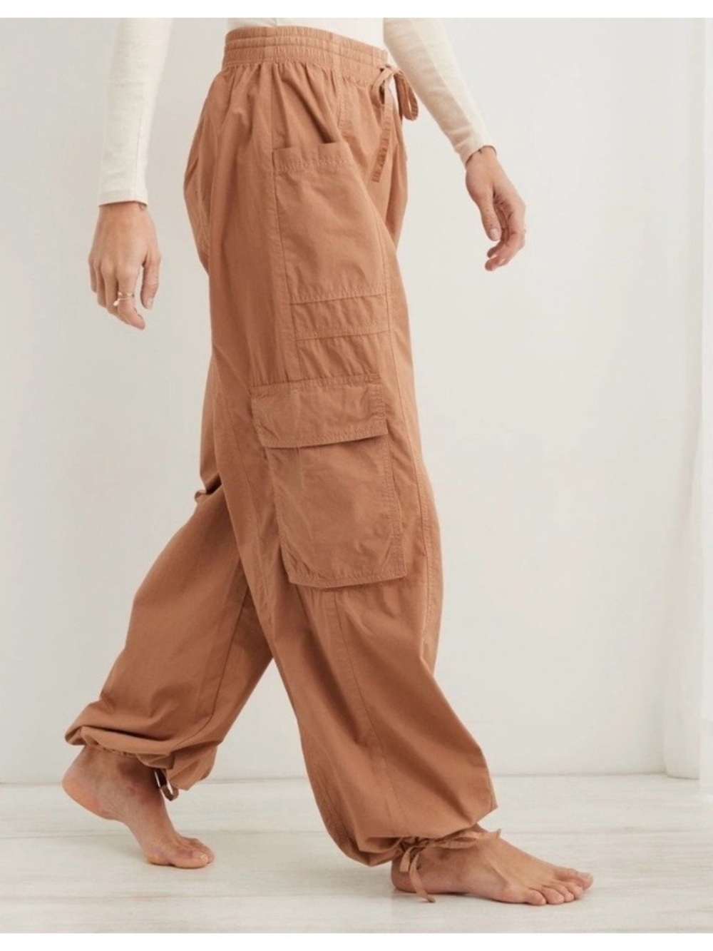AERIE Go For It Baggy Cargo Pants - Picture 6 of 6
